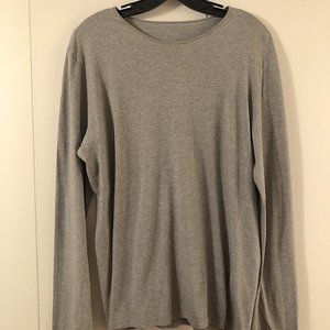 Burberry grey cotton shirt with pin strip cuffs